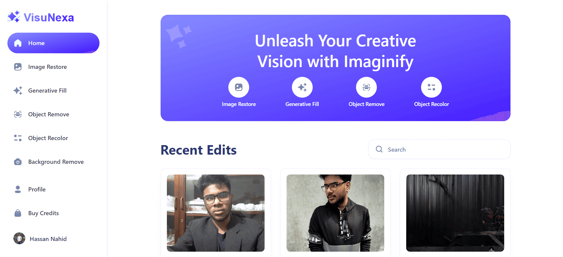 VisuNexa (AI Image SaaS Platform)